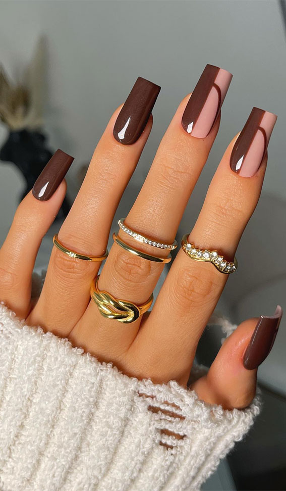 43 Classy Brown Nails Ideas