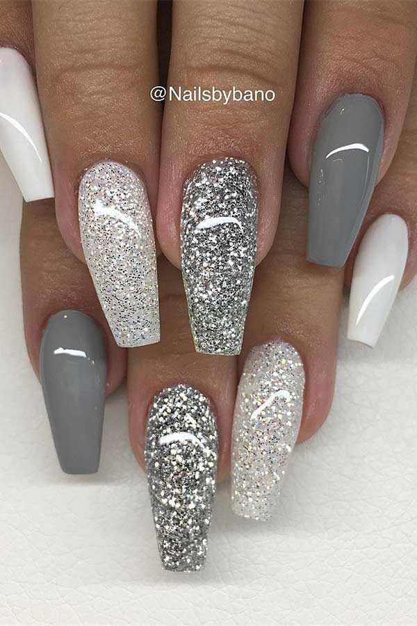 32 Classy Gray Nails Ideas