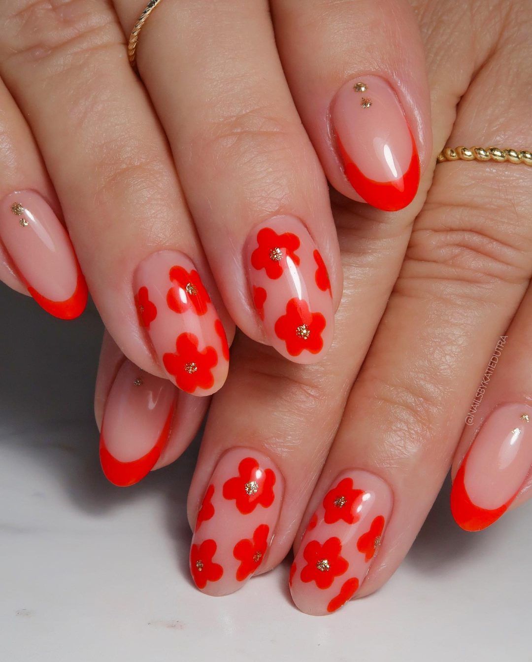 30 Glamorous Red Nails Ideas