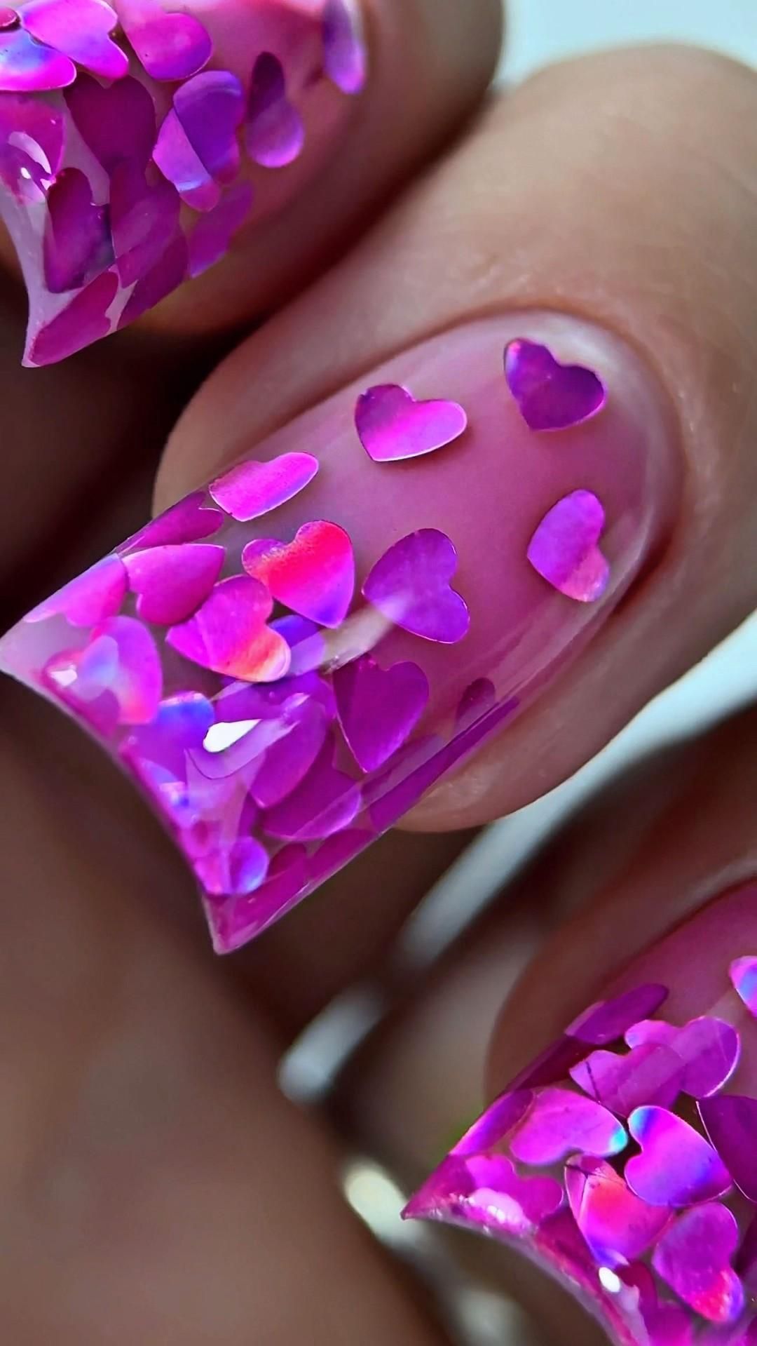 44 Heart Nails Ideas