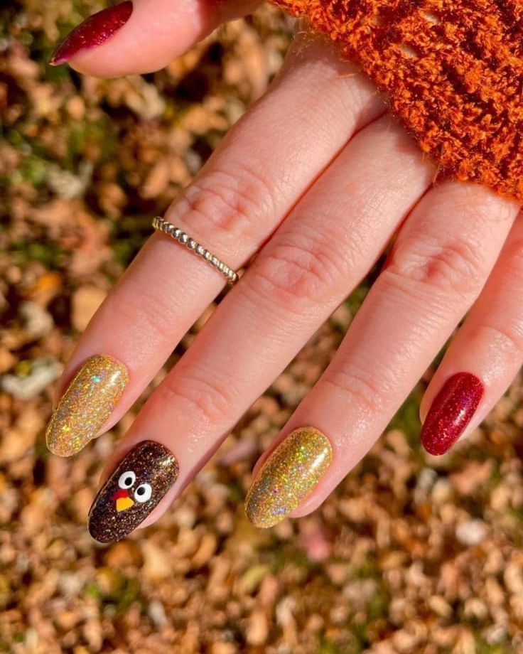 33 Cute Thanksgiving Nails Ideas